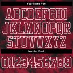 Custom Crimson Black Basketball Jersey Sublimation Round Neck Suit Custom Crimson Crimson-Black Round Neck Sublimation Basketball