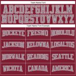 Crimson Gray White Long Sleeve Performance T-Shirt Custom Design for Men Custom Crimson Gray-White Long Sleeve Performance