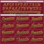 Crimson Navy Gold Varsity Letterman Bomber Jacket Custom Full-Snap Custom Crimson Navy-Gold Bomber Full-Snap Varsity Letterman