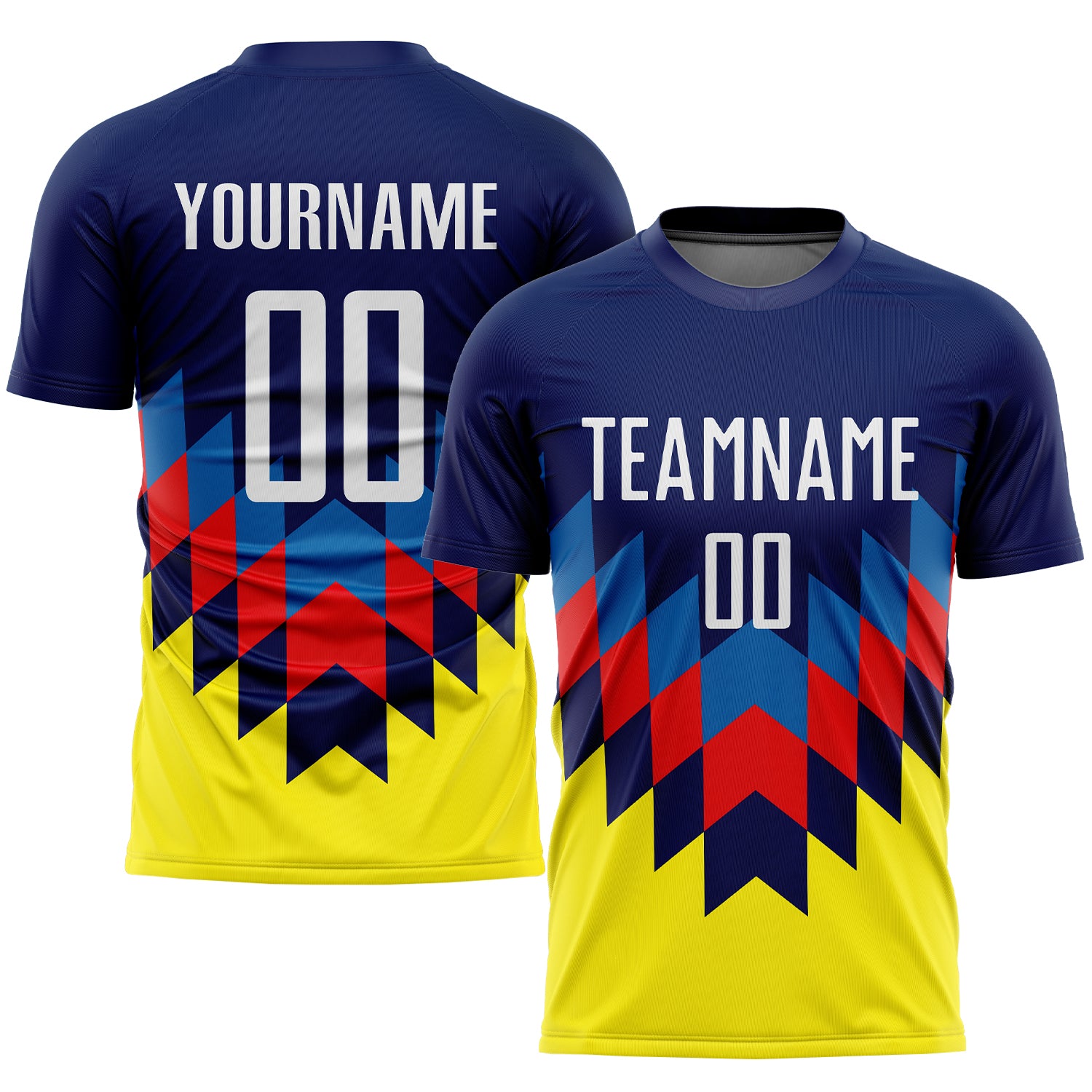 Custom Figure White-Gold Sublimation Soccer Uniform Jersey White-Gold Sublimation Soccer Jersey - Custom Athletic Figure Uniform Custom Figure White-Gold Sublimation Soccer Uniform