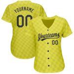 Custom Gold Black 3D Baseball Jersey - Unique Pattern Design Authentic Sports Apparel Custom Gold Black 3D Pattern Design