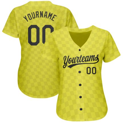 Custom Gold Black 3D Baseball Jersey - Unique Pattern Design Authentic Sports Apparel Custom Gold Black 3D Pattern Design