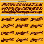 Custom Gold Black Orange Baseball Jersey - Authentic Team Apparel for Ultimate Fan Experience Custom Gold Black-Orange Authentic