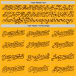 Custom Gold-Brown Authentic Baseball Jersey - Personalized Mens Sportswear Custom Gold Gold-Brown Authentic Baseball Jersey