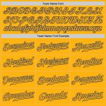 Custom Gold-Royal Authentic Baseball Jersey - Personalized Gold Jersey Custom Gold Gold-Royal Authentic Baseball Jersey