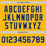 Personalized Gold Navy Light Blue Baseball Jersey - Authentic Custom Design Custom Gold Navy-Light Blue Authentic Baseball