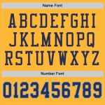 Custom Gold Navy-Light Blue Authentic Throwback Football Jersey - Personalized Mesh Design Custom Gold Navy-Light Blue Mesh