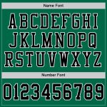 Grass Green Black-White Authentic Football Jersey Custom Design for Fans Custom Grass Green Black-White Mesh Authentic Football