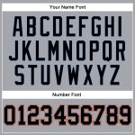 Custom Authentic Sleeveless Baseball Jersey - Gray Black Powder Blue Design Custom Gray Black-Powder Blue Authentic Sleeveless
