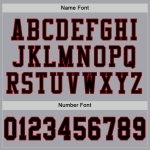 Custom Gray Black Red Mesh Authentic Football Jersey for Men and Women Custom Gray Black-Red Mesh Authentic Football Jersey