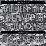 Custom Gray Black Camo 3D Pattern Authentic Baseball Jersey for Men Custom Gray Gray Black-Camo 3D Pattern Design Authentic