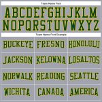Gray Green-Gold Long Sleeve Performance T-Shirt for Men & Women - Custom Design Custom Gray Green-Gold Long Sleeve Performance
