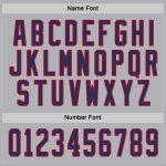 Custom Navy and Red Hockey Jersey - Personalized Gray Sports Apparel Custom Gray Navy-Red Hockey Jersey