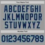 Custom Gray Navy Teal Performance T-Shirt for Men - Style 9926 Custom Gray Navy-Teal Performance T-Shirt Style 9926
