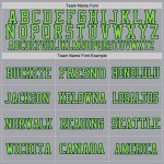 Custom Gray Neon Green Navy Football Jersey - Authentic Mesh Design for Ultimate Sports Performance Custom Gray Neon Green-Navy