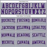 Custom Performance T-Shirt for Men and Women - Gray Purple-Black Long Sleeve Custom Gray Purple-Black Long Sleeve Performance