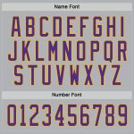 Custom Purple Gold Hockey Jersey - Personalized Gray Sports Apparel Custom Gray Purple-Gold Hockey Jersey