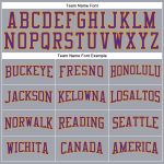 Gray Purple Gold Long Sleeve Performance T-Shirt Custom Design for Men and Women Custom Gray Purple-Gold Long Sleeve Performance