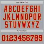 Custom Baseball Jersey Gray Red-Gold Authentic Design for Fans and Players Custom Gray Red-Gold Authentic Baseball Jersey