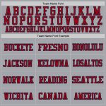 Gray Red-Navy Custom Authentic Football Jersey - Personalized Mesh Sports Jersey Custom Gray Red-Navy Mesh Authentic Football