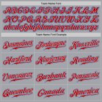 Custom Gray Red White-Royal Authentic Baseball Jersey for Men and Women - Personalized Sports Apparel Custom Gray Red White-Royal