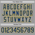Custom Gray Royal Gold Performance T-Shirt for Men and Women - Breathable Activewear Top Custom Gray Royal-Gold Performance