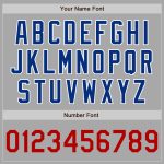 Custom Gray Red Authentic Baseball Jersey - Personalized Sports Apparel Custom Gray Royal-Red Authentic Baseball Jersey