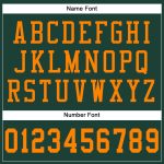 Custom Green Blaze Orange Football Jersey - Authentic Mesh Design for Fans Custom Green Blaze Orange Mesh Authentic Football