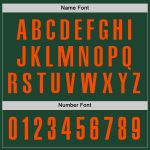Custom Green Orange Golf Polo Shirt for Performance Wear Custom Green Orange Performance Golf Polo Shirt