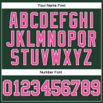 Custom Performance T-Shirt for Men & Women - Green Pink White Long Sleeve Custom Green Pink-White Long Sleeve Performance