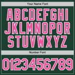 Custom Performance T-Shirt in Green, Pink, and White for Activewear Custom Green Pink-White Performance T-Shirt