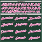 Custom Performance T-Shirt in Green, Pink, and White for Activewear Custom Green Pink-White Performance T-Shirt