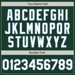 Custom Green White Light Blue Baseball Jersey - Authentic Style 8872 Custom Green White-Light Blue Authentic Baseball Jersey