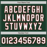 Custom Green Red White Authentic Baseball Jersey for Men and Women Custom Green White-Red Authentic Baseball Jersey