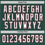 Custom Green and Red Hockey Jersey | Personalized Sports Apparel Custom Green White-Red Hockey Jersey