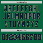 Custom Kelly Green Navy-Old Gold Baseball Jersey - Authentic Design for Fans Custom Kelly Green Navy-Old Gold Authentic Baseball