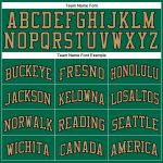 Custom Kelly Green Authentic Throwback Basketball Jersey - Black and Old Gold Design Custom Kelly Green Old Gold-Black Authentic