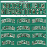 Custom Kelly Green Authentic Throwback Basketball Jersey - Olive-White Design Custom Kelly Green Olive-White Authentic Throwback