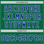 Custom Green Baseball Jersey - Authentic Royal-White Design for Teams Custom Kelly Green Royal-White Authentic Baseball Jersey