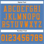 Light Blue Blaze Orange Custom Mesh Authentic Football Jersey Custom Light Blue Blaze Orange Mesh Authentic Football Jersey