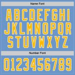 Light Blue and Gold-White Custom Hockey Jersey for Men, Women, and Kids Custom Light Blue Gold-White Hockey Jersey