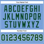 Light Blue Green-White Authentic Throwback Basketball Jersey - Custom Design Custom Light Blue Green-White Authentic Throwback