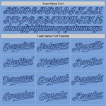 Custom Light Blue Navy Authentic Baseball Jersey - Style 9364 Custom Light Blue Light Blue-Navy Authentic Baseball Jersey