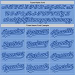 Custom Light Blue Royal Baseball Jersey, Authentic Style 8804 Custom Light Blue Light Blue-Royal Authentic Baseball Jersey