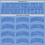 Custom Light Blue Royal Basketball Jersey - Authentic Throwback Design Custom Light Blue Light Blue-Royal Authentic Throwback