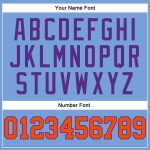 Light Blue Orange Purple Throwback Basketball Jersey - Custom Authentic Design Custom Light Blue Orange-Purple Authentic