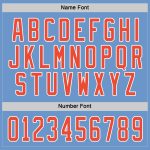Light Blue Orange White Custom Hockey Jersey - Personalized Sports Apparel Custom Light Blue Orange-White Hockey Jersey