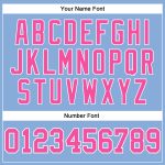 Light Blue Pink-White Long Sleeve Performance T-Shirt - Custom Design for Comfort and Style Custom Light Blue Pink-White