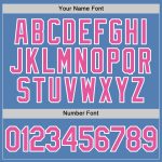 Custom Light Blue Pink White Performance T-Shirt - Lightweight Athletic Tee for Men and Women Custom Light Blue Pink-White