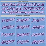 Authentic Light Blue Purple White Baseball Jersey Custom Style 8888 Custom Light Blue Purple-White Authentic Baseball Jersey